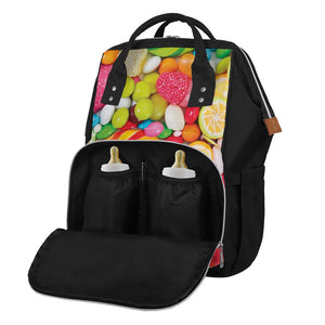 Colorful Lollipop And Candy Print Diaper Bag