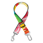 Colorful Lollipop And Candy Print Dog Seat Belt