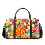 Colorful Lollipop And Candy Print Duffle Bag