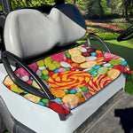 Colorful Lollipop And Candy Print Golf Cart Seat Cover