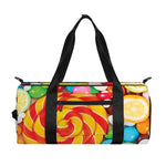 Colorful Lollipop And Candy Print Gym Bag