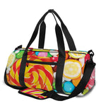 Colorful Lollipop And Candy Print Gym Bag