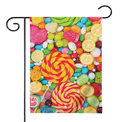 Colorful Lollipop And Candy Print House Flag