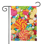 Colorful Lollipop And Candy Print House Flag