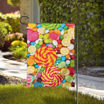 Colorful Lollipop And Candy Print House Flag