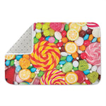 Colorful Lollipop And Candy Print Indoor Door Mat