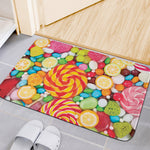 Colorful Lollipop And Candy Print Indoor Door Mat