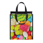 Colorful Lollipop And Candy Print Insulated Lunch Tote