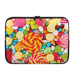 Colorful Lollipop And Candy Print Laptop Sleeve