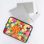 Colorful Lollipop And Candy Print Laptop Sleeve