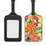 Colorful Lollipop And Candy Print Luggage Tag
