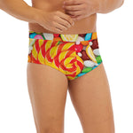 Colorful Lollipop And Candy Print Men's Briefs