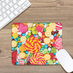 Colorful Lollipop And Candy Print Mouse Pad