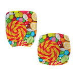 Colorful Lollipop And Candy Print Office Chair Cover
