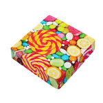 Colorful Lollipop And Candy Print Outdoor Seat Cushion Cover