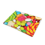 Colorful Lollipop And Candy Print Pet Cooling Mat Cover