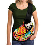 Colorful Lollipop And Candy Print Pet Sling Carrier