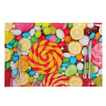 Colorful Lollipop And Candy Print Placemat