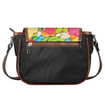 Colorful Lollipop And Candy Print Saddle Bag