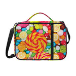 Colorful Lollipop And Candy Print Shoulder Strap Bible Bag