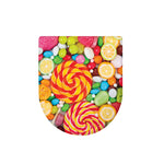 Colorful Lollipop And Candy Print Toilet Lid Cover