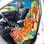 Colorful Lollipop And Candy Print Waterproof Car Seat Cover