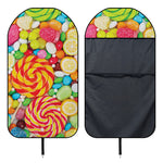 Colorful Lollipop And Candy Print Waterproof Car Seat Cover
