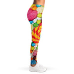 Colorful Lollipop And Candy Print Women's Leggings