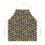 Colorful Macaron Pattern Print Adjustable Apron