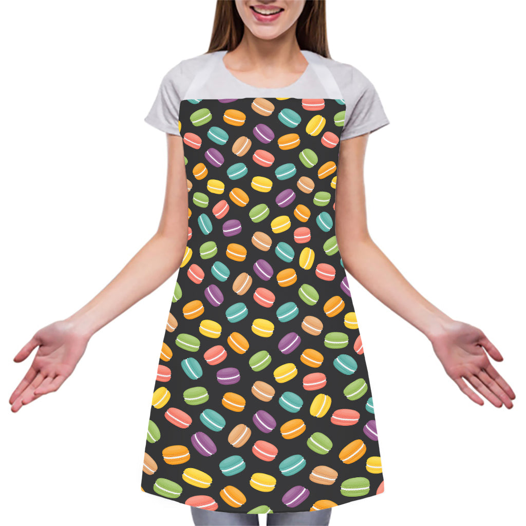Colorful Macaron Pattern Print Adjustable Apron