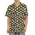 Colorful Macaron Pattern Print Aloha Shirt