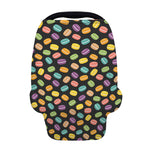 Colorful Macaron Pattern Print Baby Seat Cover