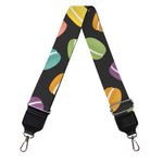 Colorful Macaron Pattern Print Bag Strap