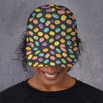 Colorful Macaron Pattern Print Baseball Cap