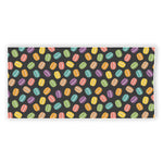Colorful Macaron Pattern Print Beach Towel