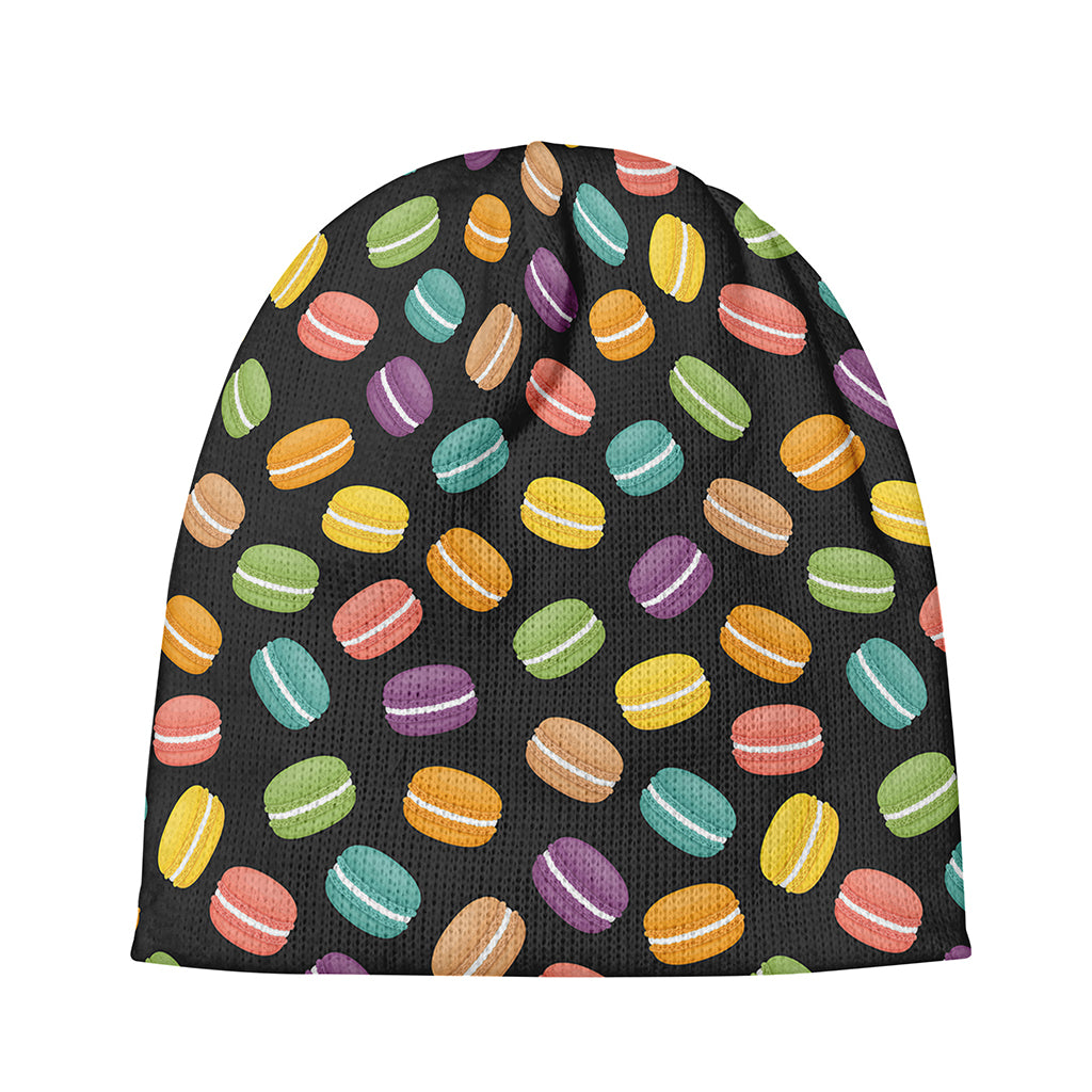 Colorful Macaron Pattern Print Beanie