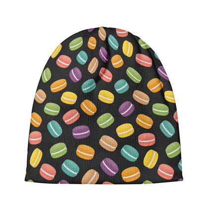Colorful Macaron Pattern Print Beanie
