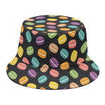 Colorful Macaron Pattern Print Bucket Hat