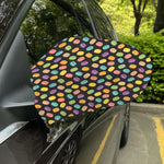 Colorful Macaron Pattern Print Car Side Mirror Covers
