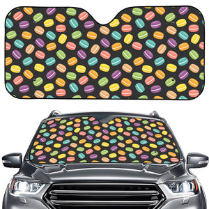 Colorful Macaron Pattern Print Car Windshield Sun Shade