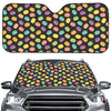 Colorful Macaron Pattern Print Car Windshield Sun Shade