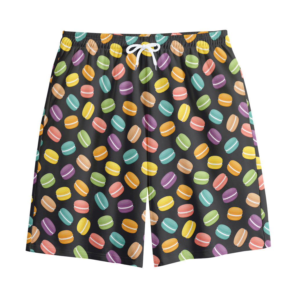 Colorful Macaron Pattern Print Cotton Shorts