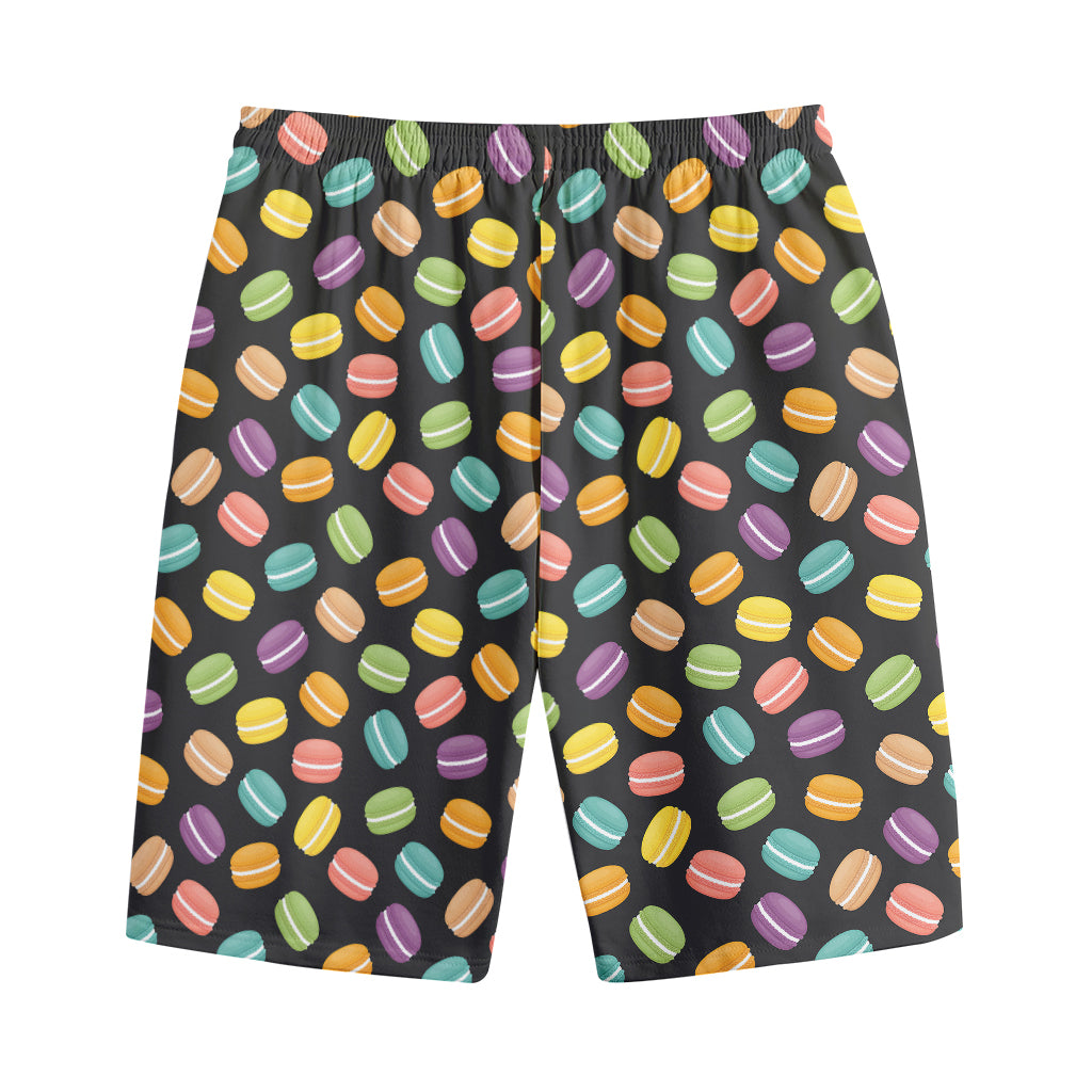 Colorful Macaron Pattern Print Cotton Shorts