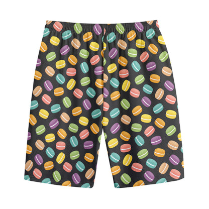 Colorful Macaron Pattern Print Cotton Shorts