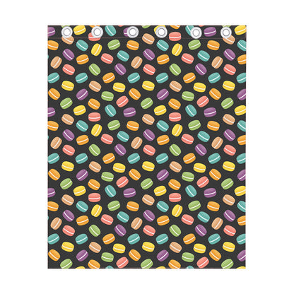 Colorful Macaron Pattern Print Curtain