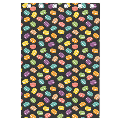 Colorful Macaron Pattern Print Curtain