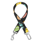 Colorful Macaron Pattern Print Dog Seat Belt
