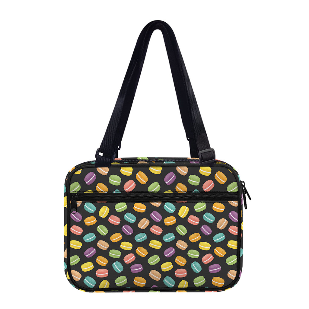 Colorful Macaron Pattern Print Double Strap Bible Bag