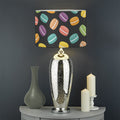 Colorful Macaron Pattern Print Drum Lamp Shade