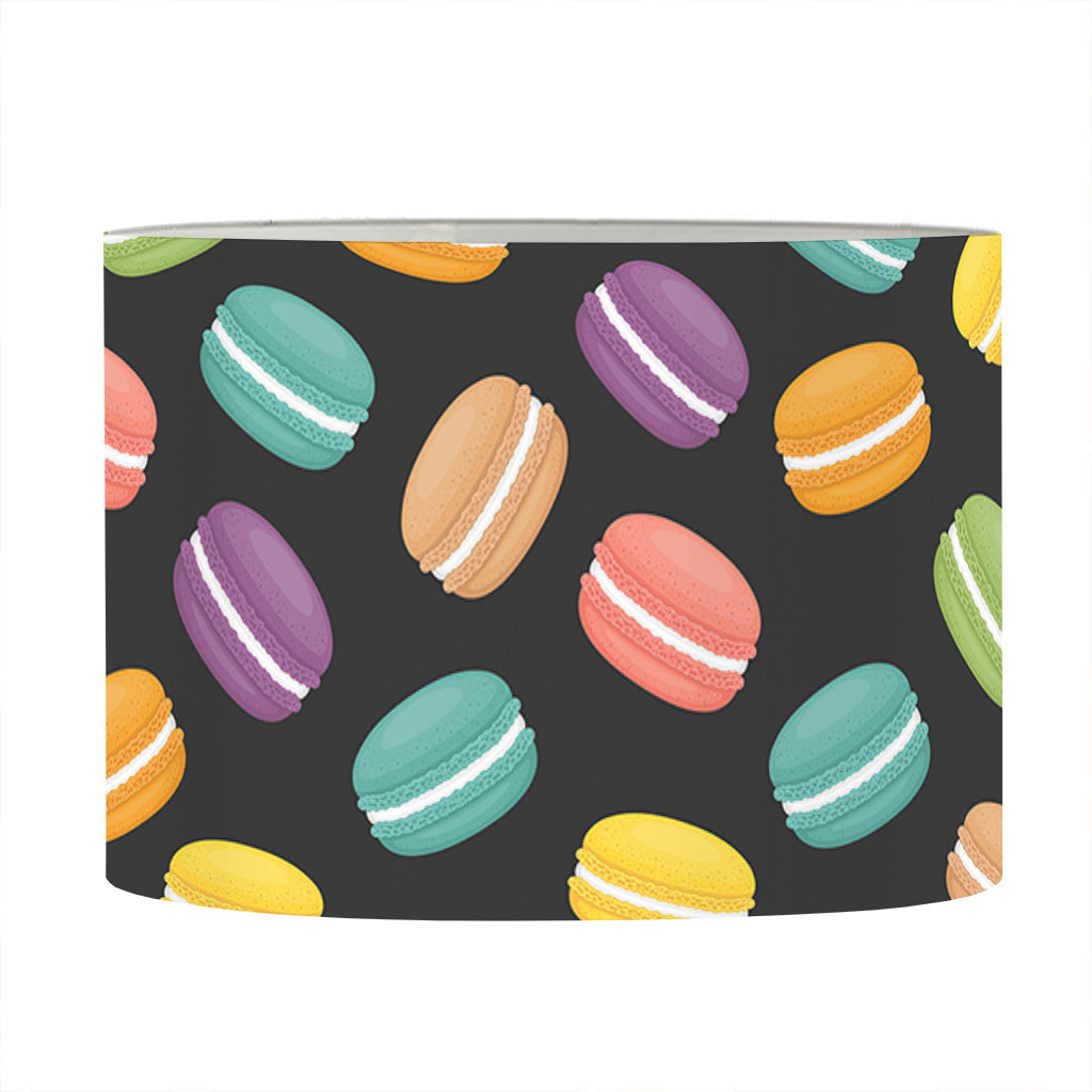 Colorful Macaron Pattern Print Drum Lamp Shade